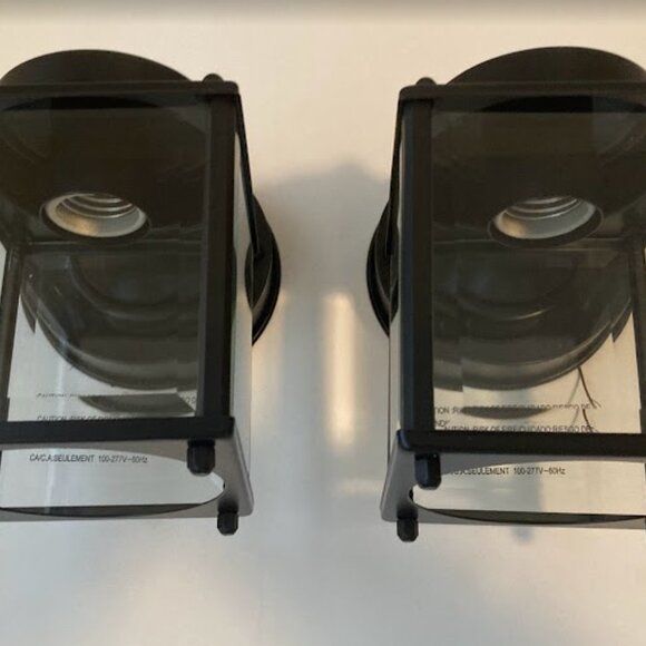 Dusk to Dawn Sensor Outdoor Wall Sconces Black 2 Pk - Picture 8 of 11